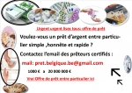 Foto de Offre de prêt entre particulier très   très rapide en Belgique et proximité- pret.belgique.be@gmail.com