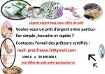 Foto de pret.france.fr@gmail.com Offre de prêt et emprunt entre particulier en France;Offre de prêt d'argent  entre particulier 