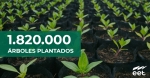 Foto de  EET planta 1,82 millones de árboles y reafirma su compromiso con la sostenibilidad