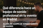 Foto de Qué tener en cuenta al preparar un concierto pequeño en Madrid