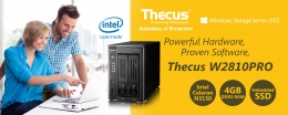 Thecus amplía su serie Windows Storage NAS con el W2810PRO 