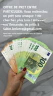 Sabin.leclercq@gmail.com,Offre de prêt entre particulier sérieux raisonnable en 72h