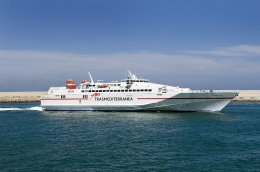 TRASMEDITERRANEA comienza a operar en Semana Santa la línea que conecta Gandia e Ibiza en dos horas 