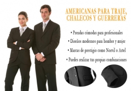 En Masuniformes, ofertas en trajes y americanas para comerciales y profesionales 