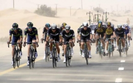 Anulada la cuarta etapa del Dubai Tour por una tormenta de arena