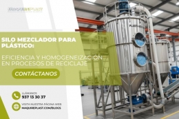 El silo mezclador para plástico, clave en la optimización del reciclaje industrial