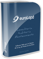 Nueva versión del Software LOPD euroLOPD para la implantación y auditoría de la Ley de Protección de Datos.