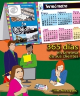 Calendarios con termómetro: publicidad útil, 365 días a la vista de los clientes
