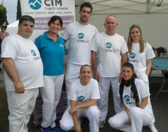 Quiromasajistas de CIM Formación colaboran en la 1ª Cursa Mercabarna 2015