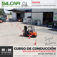 Curso de conducción segura de autoelevadores - 25 y 26 de noviembre