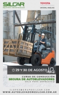 Cursos de conducción segura de Autoelevadores - 29 y 30 de Agosto