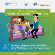 Decálogo para la Parentalidad Digital Positiva, pautas educativas para el bienestar digital en el Día Internacional de l