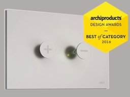 Premio Archiproducts Design Awards para el pulsador Trumpet
