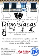 Festival Dionisiacas , ARTE para conocer y DARTE a conocer.