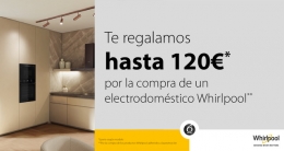 Whirlpool premia a sus consumidores con hasta 120€ por la compra de uno de sus electrodomésticos