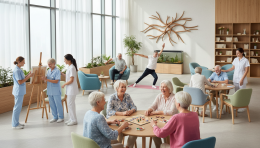 Qué actividades mejoran el bienestar emocional de los adultos mayores en residencias