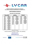 Horario autobuses Cartagena Murcia