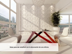 Ideas para dar amplitud con la decoración de una oficina