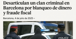 Clan familiar detenido en Barcelona 