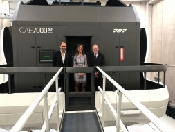 CAE inaugura junto a Air Europa un simulador de vuelo B787 DREAMLINER Full Flight en Madrid