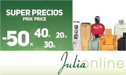 Aprovecha los Super-Precios de perfumes y cosmética en Perfumeriajulia.es