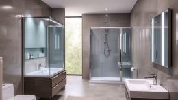 Mamparas porcelanizadas: elegancia y durabilidad para tus instalaciones