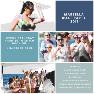 Fiesta en barco Málaga