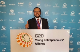 MARTÍN GUTIÉRREZ PRESENTÓ CON ÉXITO SU PROYECTO SUSTENTABLE EN CHINA, DESPUÉS DE REPRESENTAR A MÉXICO EN EL G20 YEA 2016