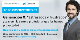 El Observatorio Generación & Talento acoge el II Foro de la Red de Empresas del Mediterráneo sobre la “Generación X”