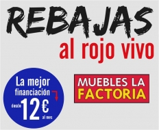 Las Rebajas de Muebles La Factoría al rojo vivo este Verano