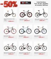 Outlet Bicicletas: Fixie, fat bike, plegables, de montaña, eléctricas.