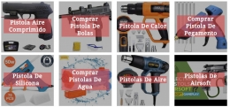 ¿Buscas una Pistola?¿De aire comprimido?¿silicona?¿Agua?Las tenemos todas