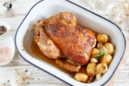 Pechuga de pollo al pesto rojo