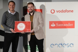 Vodafone ha hecho entrega del premio a la transformación digital a la empresa Corzosa