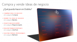 Dobliu.es: Tu mercado de Ideas empresariales  y Modelos de Negocio.