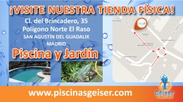 Piscinas Géiser inaugura su tienda física en San Agustín de Guadalix