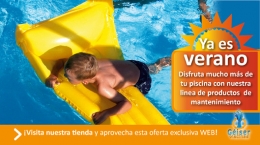 Mantener la piscina durante el verano