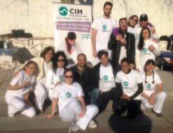 Masajistas de CIM en la Marcha BTT Ribarroja 2015