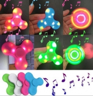 Tri Fidget LED Spinner mano con el altavoz Bluetooth inalámbrico estrés Reductor ADD ADHD EDC dedos Gyro juguete