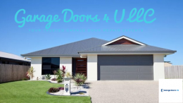 Residential Garage Door Repair Services