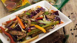 Cómo hacer salteado de verduras con carne