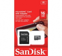 Calidad en almacenamiento con la SanDisk 16gb microSDHC