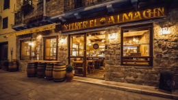 Donde encontrar sidrerias cerca del puerto de Llanes