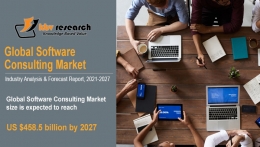 Global Software Consulting Market size to reach USD 458.5 Billion by 2027 - Kbv Research