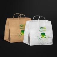 Eccopaper apoya al pequeño comercio ofreciendo bolsas de papel sostenibles a precio de coste.