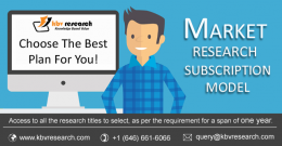 Research Subscription Model- KBV Research