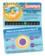 Para no quemarse al sol: TARJETAS UV-SOLARES.