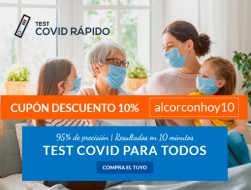 Test COVID rápidos desde Alcorcón