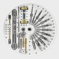Productos disponibles en una tienda de material implantológico
