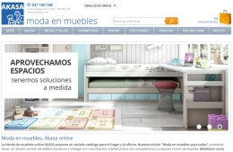 Descubre la nueva tienda de Akasa Muebles online
